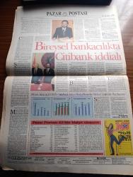 Pazar Postası Gazetesi - Turkish Newspaper - 10 Şubat 1996 - Sayı 112 - siyasette zor günler yazan Cengiz Kuşçuoğlu - Arkaik toplum ilkeleri ile modern toplum arayışı yazan Canan Barlas - biraz sosyoloji yazan Murat Belge - Adalet kimin işi yazan Mehmet Ali Kılıçbay - enflasyon tehdidi yazan Aydın Ayaydın - Refah Partisi ve iktidar sorunu yazan Taha Akyol - şiddet dalkavukluğu ya da terörizm haberciliği yazan Doğu Ergil - Avrupa'da Top 10 Albüm - İpana'dan süt dişlerine özel macun ve fırça - m- Cimri Brad Pitt - - Ali Bulaç ve BBP - Refah Partisinin iftarı - İtalya'da bizim gibi yazan Sami Kohen - İran'a kadın cumhurbaşkanı - Irak'ta soğuk soykırım yazan Dinçer Güner - Sefiller yazan Ahmet Mithat - şiirin basamaklarında bir genç adam Ayhan Bozkurt yazan Ahmet Ümit - Uluslararası 4. Boyut çevre belgeseli - CIA raporu ve halkın tüketim kalıbı - 1995 Venedik Film festivali altın Aslan ödülünü alan Cyclo vizyona giriyor -  Citibank Genel Müdürü Sherazam Mazari ile söyleşi fotoğraf