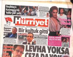 Hürriyet Gazetesi 25 Temmuz 2013 - Sansaryan Han TBMM Gündeminde - Beşiktaş'a Kasımpaşa'da Küfür Yok Şartı