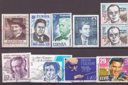 Besteci ve Müzisyenler Temalı Damgalı Tematik Pul Lotu - YL68