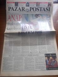 Pazar Postası Gazetesi - Turkish Newspaper - 29 Nisan 1995 - Sayı 71 - ANAP makyajını tazeliyor yazan Naki Özkan - hiç olmazsa Gorbaçov'a kulak verseler - 20. Yüzyılı arşive kaldırırken yazan Canan Barlas - hukuk devleti nedir yazan Ömer Servet - emperyalistler ve faşistler yazan Murat Belge - Müslüman kapitalizmi yazan Taha Akyol - TÜGİAD'ın basın anketinin sonuçları ürkütücü - Lacoste hikayesi - örgütlü toplum söylemi ve iki toplum görüşü - 5 Nisan'ın sürmesi şart yazan Şeref Oğuz - Başkent kazanı yazan Mete Belovacıklı ve Cengiz Kuşçuoğlu - demokrasi tamam ama kimin için yazan Mete Belovacıklı - ulus devletin açtığı yoldan Yurttaş çoğulculuğuna yazan Doğu Ergil - yeni bir terörizm tipi türüyor yazan Sami Kohen - Winnie Mandela hastanelik - Prenses Diana'nın masajcısı - Türkiye Europaliası gerçekleşecek mi - Bülent Eczacıbaşı fotoğraf - Hollywood'u sarsan tartışma şiddet - sinema müzesi düş mü yazan Burçak Evren - 8. Uluslararası Yapı Kredi gençlik festivali