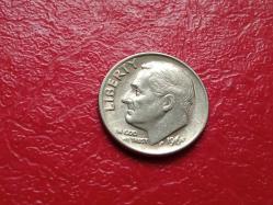 USA ONE DIME 1965