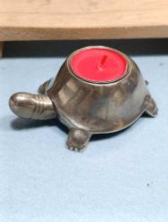 K118----ALMAN GÜMÜŞÜ KAPLUMBAĞA MUMLUK