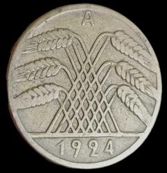 LOT.14 » Almanya 1924 A  10 Reichspfenig