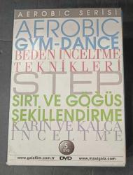 AEROBIC SERİSİ * AEROBIC GYM-DANCE * BEDEN İNCELTME TEKNİKLERİ * STEP * SIRT VE GÖĞÜS ŞEKİLLENDİRME * KARIN VE KALÇA İNCELTME * 5 DVD AMBALAJINDA
