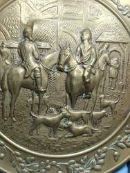 AVRUPA PİRİNÇ PRES BASKI AV SAHNESİ PANO