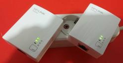 TP-LINK TL-PA2010 200 Mbps Powerline Adaptör ( Kablolu İnternet çoğaltıcı KİT , Sorunsuz, İkinci El)