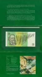 AVUSTRALYA 2 DOLAR 1985 NÜMİSMATİK FUARI FOLDERI İÇİNDE 500 ADET ÜRETİLMİŞTİR. ÇİL.