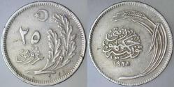 TÜRKİYE CUMHURİYETİ 25 KURUŞ 1928 HARF İNKILABI ÖNCESİ.