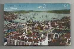 OSMANLI DÖNEMİNDE İSTANBUL'UN MUHTEŞEM GÖRÜNÜMÜ KARTPOSTAL...