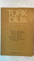 TÜRK DİLİ, AYLIK DİL VE YAZIN DERGİSİ - SAYI: 346 1 EKİM 1980 - BERKE VARDAR: TERİMSEL ETKİNLİK VE TERİMBİLİM - PAUL BRESKİN: ÇAĞDAŞ ŞİİRİ NASIL OKUMALI - CEMAL MEHÇIOĞLU: TÜZE DİLİYLE İLGİLİ BİRKAÇ ÖNERİ - HİKMET DİZDAROĞLU: ÖMER SEYFETTİN'İN ŞİİRLERİ ÜZERİNE - AZİZ NESİN: ŞİİRLER - NAHİT ULVİ AKGÜN: KARABİNA SAHİL OTELİ - NURER UĞURLU: SELAM GİBİDİR - ERDOĞAN ALKAN: GEÇMİŞ ZAMAN ÇİÇEKLERİ - YAŞAR MİRAÇ: YEDİLİ KÜPE/ŞİİRLER - AHMET ADA: YAĞMUR TÜRKÜSÜ - MEHMET SEYDA: ÜÇ ROMANIYLA İRFAN YALÇIN - TAHSİN YÜCEL: TARİH/COĞRAFYA - MUZAFFER UYGUNER: SEYRAN DESTANI - RAMİS DARA: BİRİKİME DAYANAN BİR KİTAP - DİL BAYRAMI - ÖDÜLLER - 64 SAYFA