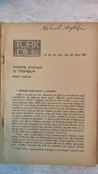 TÜRK DİLİ, AYLIK DİL VE YAZIN DERGİSİ - SAYI: 346 1 EKİM 1980 - BERKE VARDAR: TERİMSEL ETKİNLİK VE TERİMBİLİM - PAUL BRESKİN: ÇAĞDAŞ ŞİİRİ NASIL OKUMALI - CEMAL MEHÇIOĞLU: TÜZE DİLİYLE İLGİLİ BİRKAÇ ÖNERİ - HİKMET DİZDAROĞLU: ÖMER SEYFETTİN'İN ŞİİRLERİ ÜZERİNE - AZİZ NESİN: ŞİİRLER - NAHİT ULVİ AKGÜN: KARABİNA SAHİL OTELİ - NURER UĞURLU: SELAM GİBİDİR - ERDOĞAN ALKAN: GEÇMİŞ ZAMAN ÇİÇEKLERİ - YAŞAR MİRAÇ: YEDİLİ KÜPE/ŞİİRLER - AHMET ADA: YAĞMUR TÜRKÜSÜ - MEHMET SEYDA: ÜÇ ROMANIYLA İRFAN YALÇIN - TAHSİN YÜCEL: TARİH/COĞRAFYA - MUZAFFER UYGUNER: SEYRAN DESTANI - RAMİS DARA: BİRİKİME DAYANAN BİR KİTAP - DİL BAYRAMI - ÖDÜLLER - 64 SAYFA