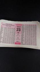 23 aralık 2025 Hakikat orijinal takvim yaprağı doğum günü - özel gün hediyesi