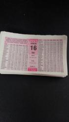 16 aralık 2025 Hakikat orijinal takvim yaprağı doğum günü - özel gün hediyesi