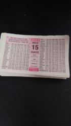 15  aralık 2025 Hakikat orijinal takvim yaprağı doğum günü - özel gün hediyesi