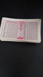 7 aralık 2025 Hakikat orijinal takvim yaprağı doğum günü - özel gün hediyesi