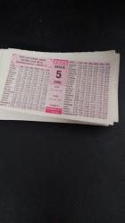 5 aralık 2025 Hakikat orijinal takvim yaprağı doğum günü - özel gün hediyesi