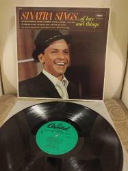 Frank Sinatra - Sinatra Sings...Of Love And Things - 1980 US Basım LP Plak Albüm