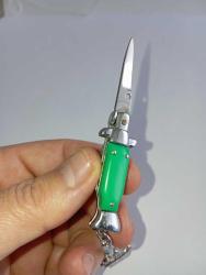 Vintage Mini Sustali Anahtarlık Cep Bıçağı.