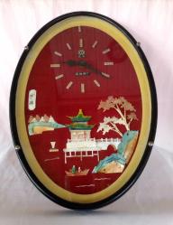 Sedef İşlemeli Otantik Duvar Saati