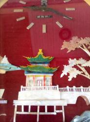 Sedef İşlemeli Otantik Duvar Saati