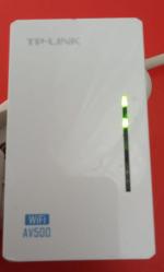 TP-LINK AV500 500 Mbps Powerline Adaptör ( WİFİ ve Kablolu İnternet çoğaltıcı KİT , Sorunsuz, İkinci El)