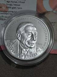 Darphane Hatıra Para Gümüş 1 Ons Alparslan Türkeş Sertifikalı