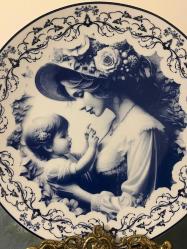 Dekoratif Anne Çocuk Tabak