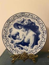 Dekoratif Anne Çocuk Tabak