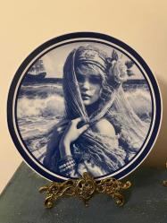 Dekoratif Portreli Tabak