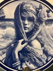 Dekoratif Portreli Tabak