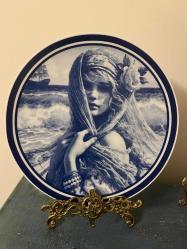 Dekoratif Portreli Tabak