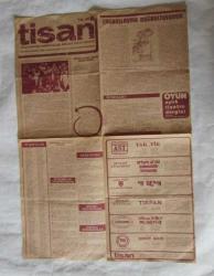 Ankara Sanat Tiyatrosu (AST) Afişi - Tisan'79/10 / Tüm Tiyatro Sanatçıları Birliği Yayın Organı