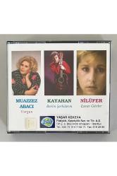 Muazzez Abacı Kayahan Nilüfer 3 CD'lik Set (Orijinal Dönem Baskı Cd)