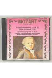 Mozart Collection Frühe Sinfonien Nr. 16,18,22 Fagottkonzert Kv 191 Cd (Orjinal Dönem Baskı)
