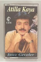 Atilla Kaya Issız Geceler Kaset (Orjnal 1989 Dönem Kağıt Baskı Kaset)