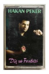 Hakan Peker Düş ve Fantezi Kaset (Bir Efsane, Olmasa Mektubun) (Orjnal Dönem Kağıt Baskı Kaset)