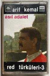 Arif Kemal Red Türküleri 3 Asıl Adalet Kaset (Orjinal Dönem Kağıt Baskı Kaset)
