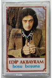 Edip Akbayram Boşu Boşuna Kaset (Orjnal 1986 Dönem Kağıt Baskı Kaset)