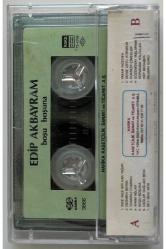Edip Akbayram Boşu Boşuna Kaset (Orjnal 1986 Dönem Kağıt Baskı Kaset)