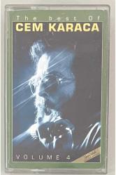 Cem Karaca The Best Of Cem Karaca Volume 4 Kaset (Orijinal Dönem Baskı Kaset)