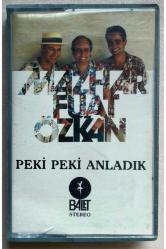 Mazhar Fuat Özkan Peki Peki Anladık Kaset (Orjnal 1986 Dönem Kağıt Baskı Kaset)