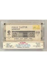 Ferdi Tayfur Derbeder Kaset (Orijinal Dönem Kağıt Baskı Kaset)