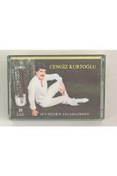 Cengiz Kurtoğlu Sen Sözden Anlamazmısın Kaset (Orjnal 1984 Dönem Kağıt Baskı Kaset)