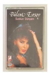 Bülent Ersoy Suskun Dünyam Kaset (Orjinal Dönem Kağıt Baskı Kaset)