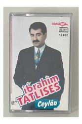 İbrahim Tatlıses Ceylan 12452 Türküola Alman Baskı Kaset (Dönem Baskı Kaset)