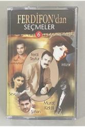Ferdi Tayfur Ferdifon'dan Seçmeler 6 Kaset (Jelatininde Sıfır Orijnal Dönem Baskı Kaset)