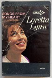 Loretta Lynn Songs From My Heart Kaset (Orijinal Dönem Baskı Kaset)