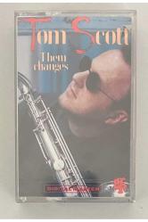 Tom Scott Them Changes Kaset (Jelatininde Sıfır Orjnal Dönem Kağıt Baskı Kaset)
