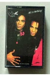 Milli Vanilli Keep On Running & All Or Nothing Çift Kaset (Orinal Dönem Kağıt Baskı Kaset)