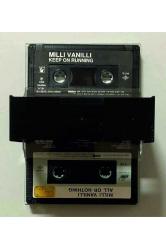 Milli Vanilli Keep On Running & All Or Nothing Çift Kaset (Orinal Dönem Kağıt Baskı Kaset)